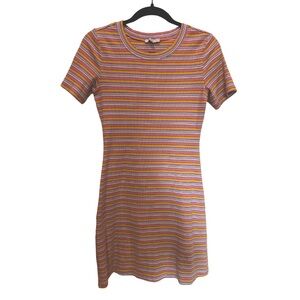 Casual colorful striped dress